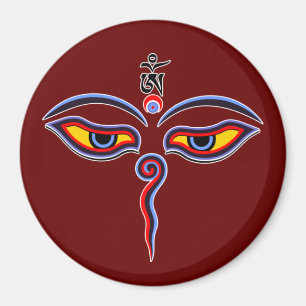 Íman Olhos Sabedoria De Buda - Olhos Do Templo De Bodhn