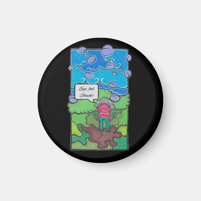 Íman Olhos Sentidos Presos (Frente)