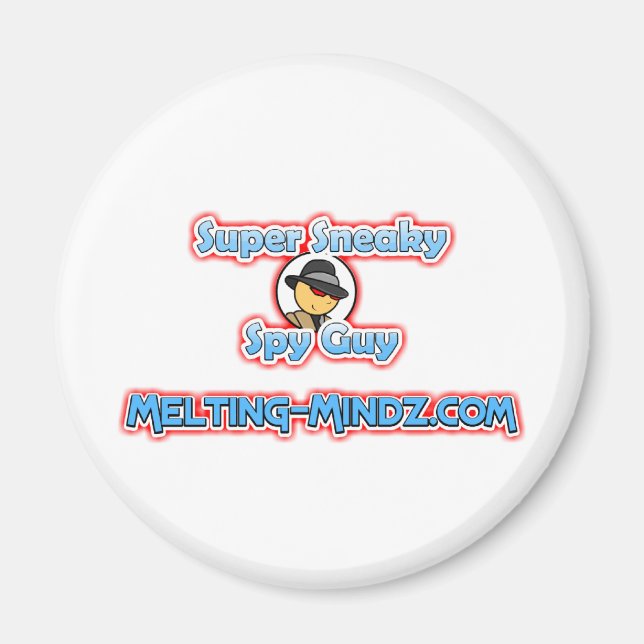 Íman Olhos Vermelhos Esgueirados (Frente)