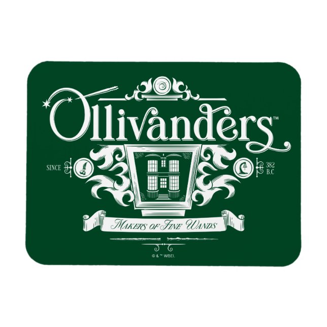 Íman OLIVANDERS™ Fabricantes de Varinhas Finas (Horizontal)