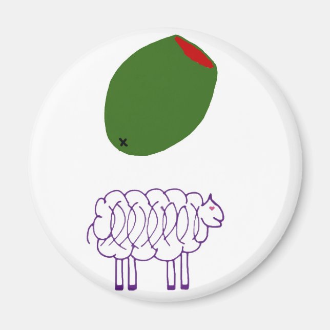 Íman Olive Ewe (Frente)