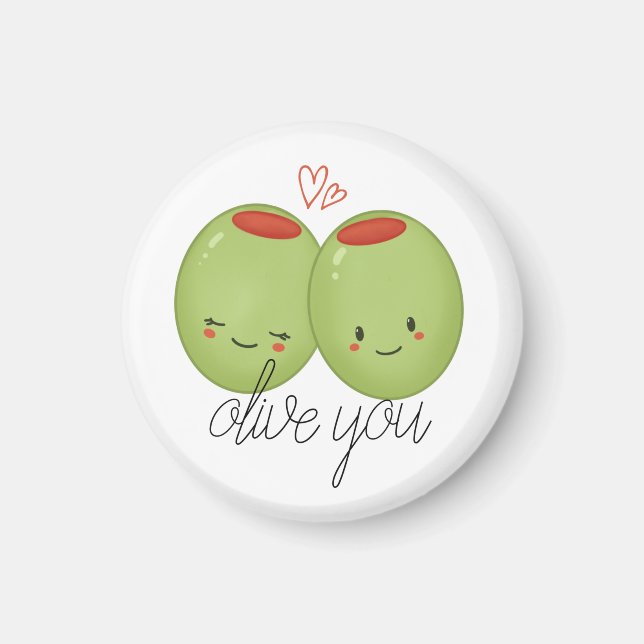 Íman Olive You Bonito Magnet (Frente)