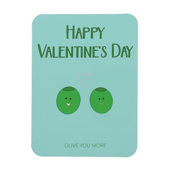 Íman Olive You More Magnet (Vertical)