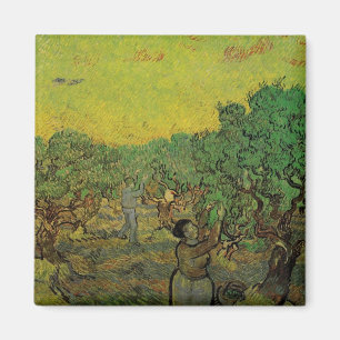 Íman Oliveira com Figuras Colhendo, Vincent van Gogh