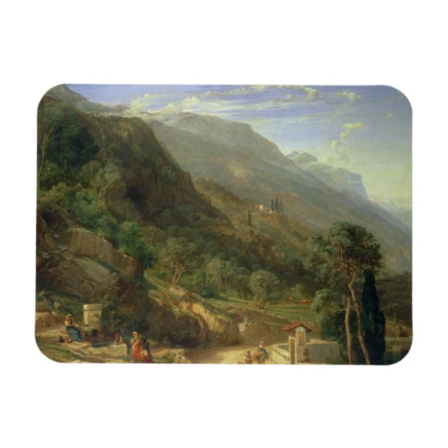 Íman Oliveiras de Varenna, Lago Como, Itália, 1861 (o) (Horizontal)