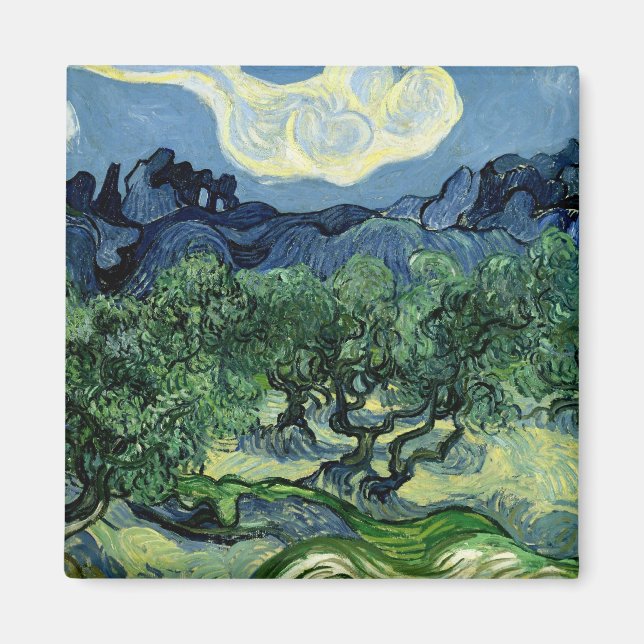 Íman Oliveiras de Vincent van Gogh (1889) (Frente)