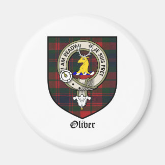 Íman Oliver Clan Crest Crachá Tartan