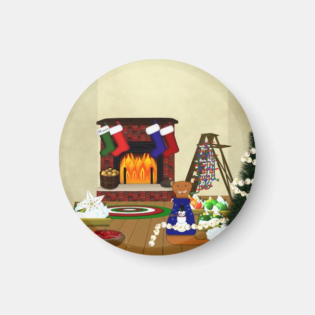 Íman Oliver Decora para o Natal (Frente)