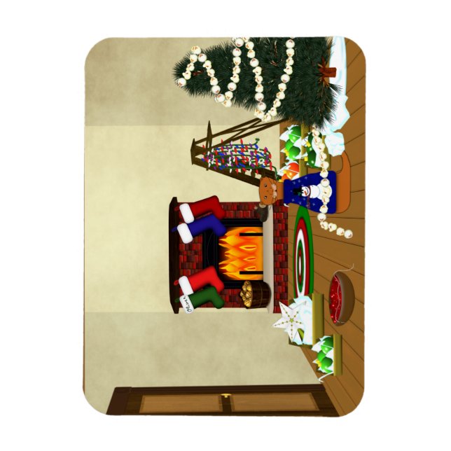 Íman Oliver Decorates para o Natal (Vertical)