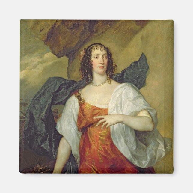 Íman Olivia, Esposa de Endymion Porter, c.1637 (Frente)