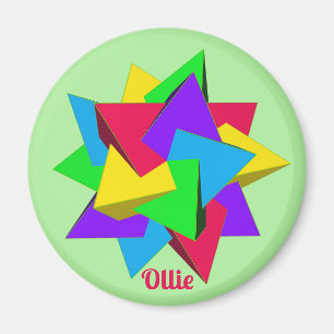 ÍMAN OLLIE ~ POLYHEDRA ~ MULTICOLOC ~