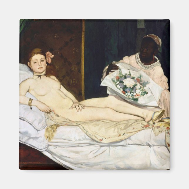 Íman Olympia, Edouard Manet, 1863 (Frente)