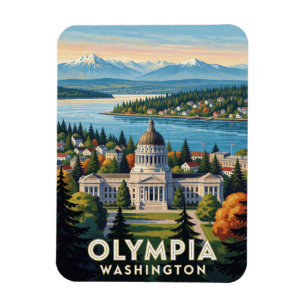 Íman Olympia Washington Cena do Pacífico Noroeste