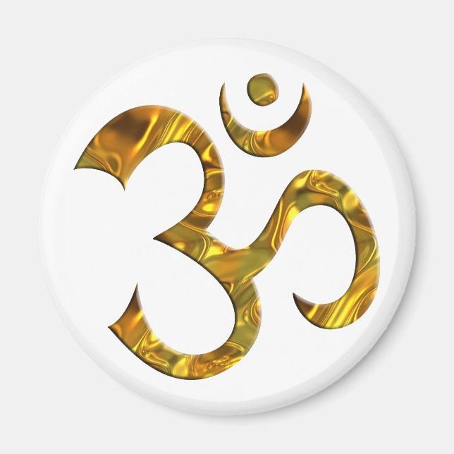 ÍMAN OM / AUM - OURO (Frente)