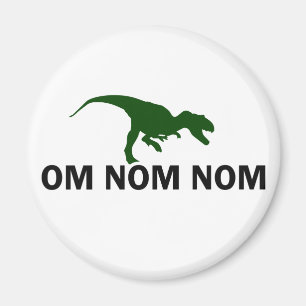 Íman Om Nom Dinossaur Rawr está com fome