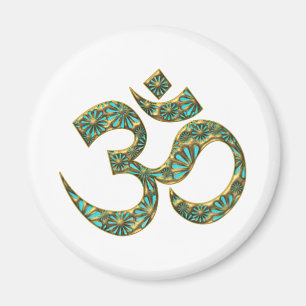 Íman OM sagrada (AUM símbolo Espiritual - SOU) -