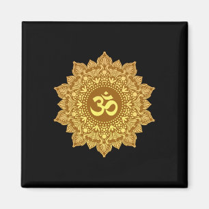 Íman Om Símbolo Mandala Geometria Sagrada Zen Yoga Medi