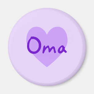 Íman Oma em roxo