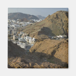 Íman Omã, Mascate, Ruwi/Al Hamriyah. Vista de Ruwi /