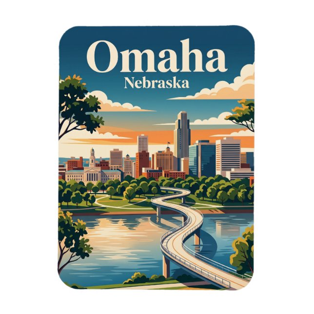Íman Omaha, Nebraska (Vertical)