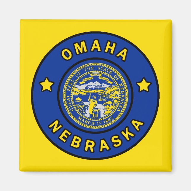 Íman Omaha Nebraska (Frente)