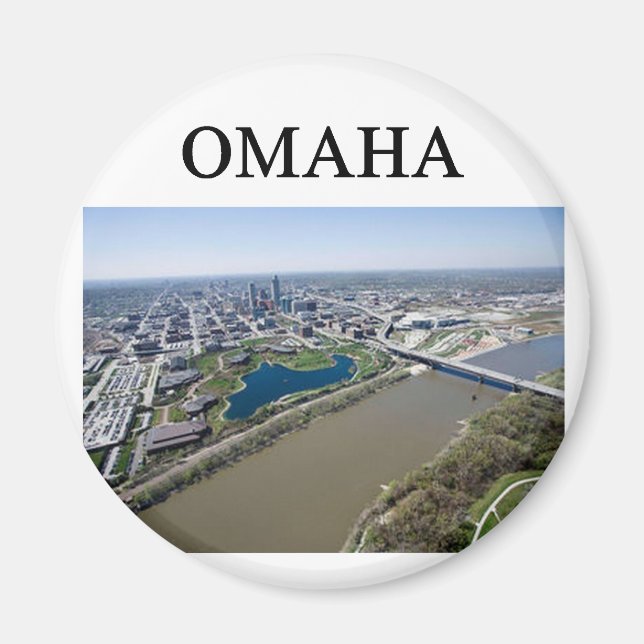 Íman OMAHA nebraska (Frente)