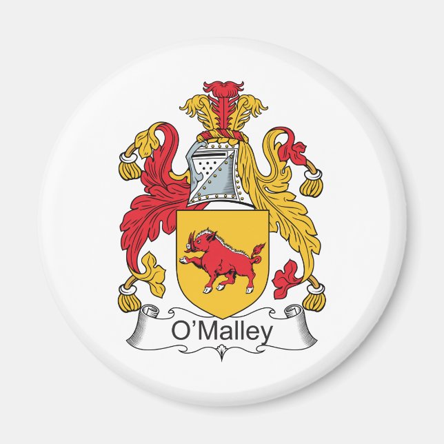 Íman O'Malley Family Crest (Frente)
