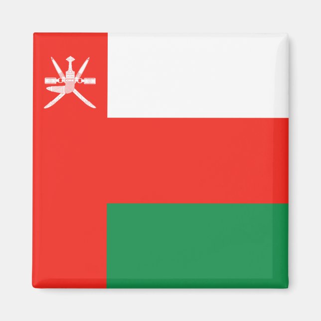 Íman Oman Flag Magnet (Frente)
