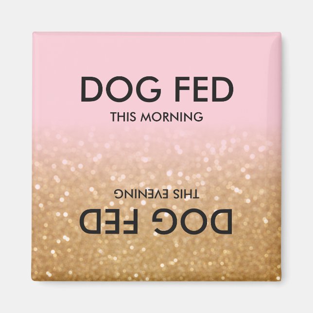 Íman Ómbolo Dourado da Lâmpada Rosa | Febre do Cachorro (Frente)