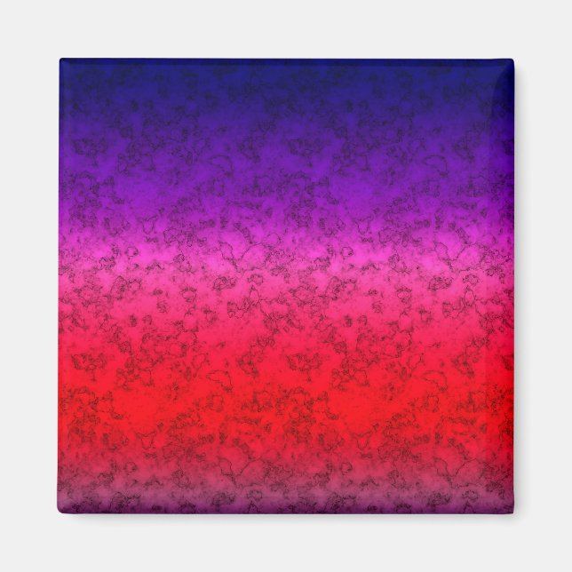 Íman Ombre vermelho-azul (Frente)