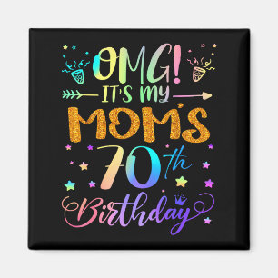 Íman Omg É o 70º Aniversário da Minha Mãe Doce 70 Anos