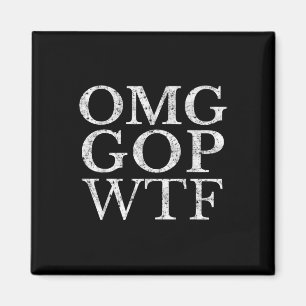 Íman Omg Gop Wtf Anti Trump Republican T Shirt