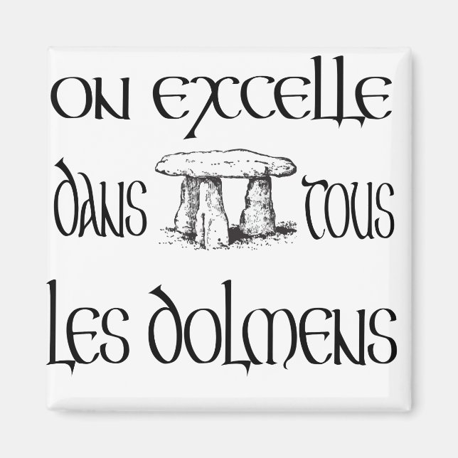 Íman On excelle dans tous les dolmens (Frente)