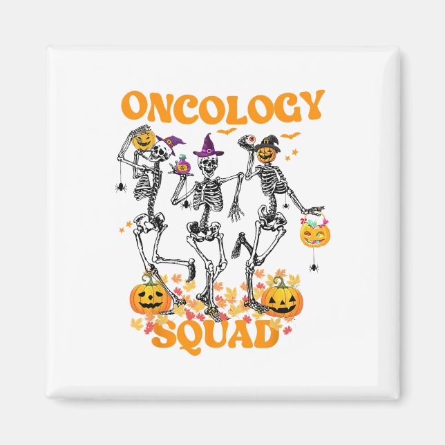 Íman Oncologia Esqueleto Pumpkin Cai Cai Cai Causada (Frente)