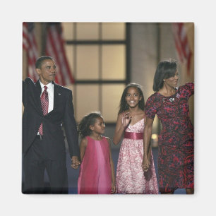 Íman Onda da família de Barak Obama na última noite d