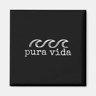 Íman Onda de Surf Pura Vida Costa Rica Lembrança