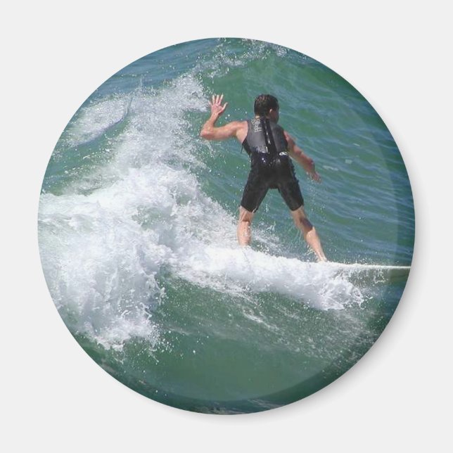 Íman Onda de surfe (Frente)