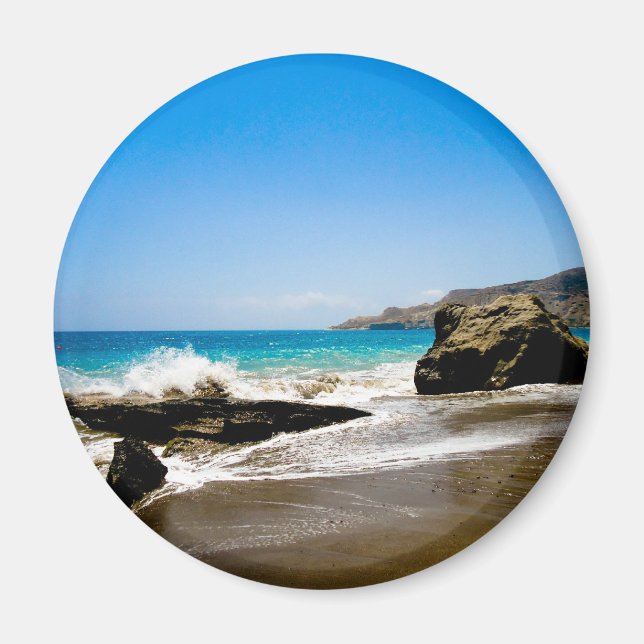 Íman Ondas caem na praia (Frente)
