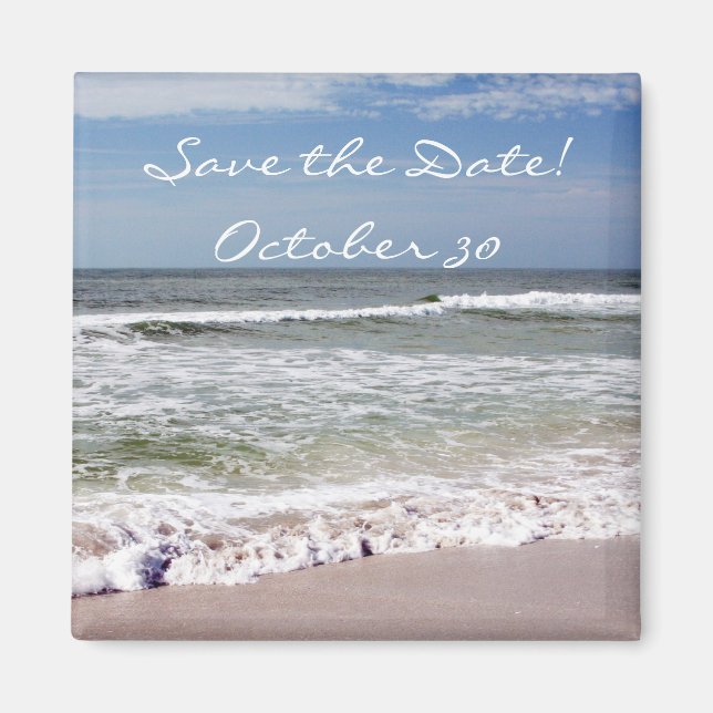 Íman Ondas caem na praia Sandy (Frente)