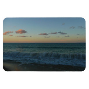 Íman Ondas caindo na paisagem de Sunset Beach