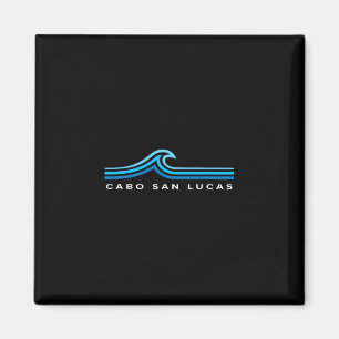 Íman Ondas de Cabo San Lucas México Vintage Homens Mulh