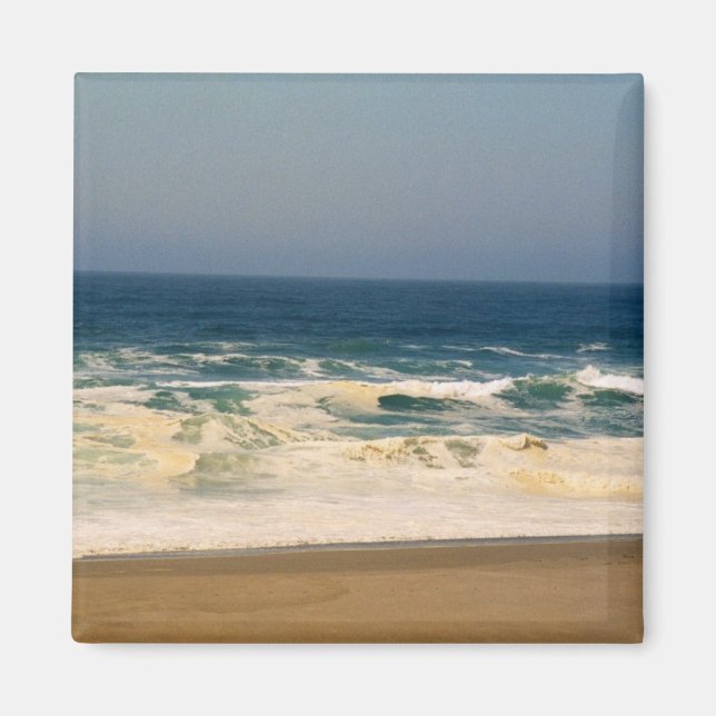 Íman Ondas De Creme Pulsadas Atingiram Praia (Frente)