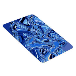 Íman ondas de estradas em azul