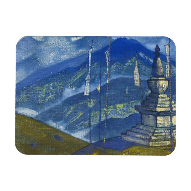 Íman Ondas de Mist, 1924 por Nicholas Roerich (Horizontal)