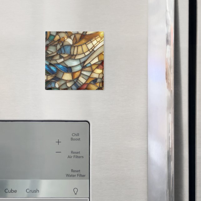 Íman Ondas de Vidro Colorido (In Situ (Fridge))