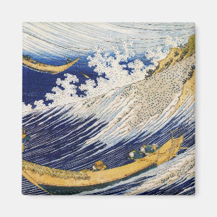 Íman Ondas do Mar Katsushika Hokusai obra-prima arte