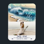 Íman Ondas do Oceano em Colisão Fotografia de Salvar a<br><div class="desc">íman personalizado</div>