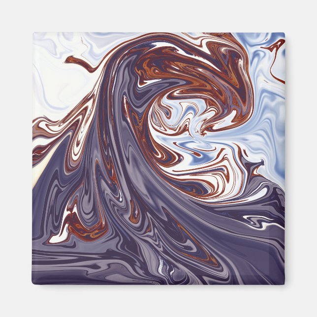 Íman ondas monstruosas | Melhor pintura de abstrato (Frente)