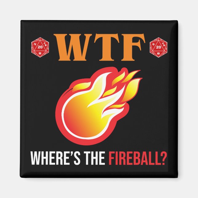 Íman Onde está o Fireball? (Frente)