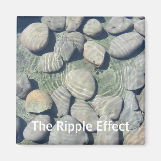 Íman ondulação na água (Frente)